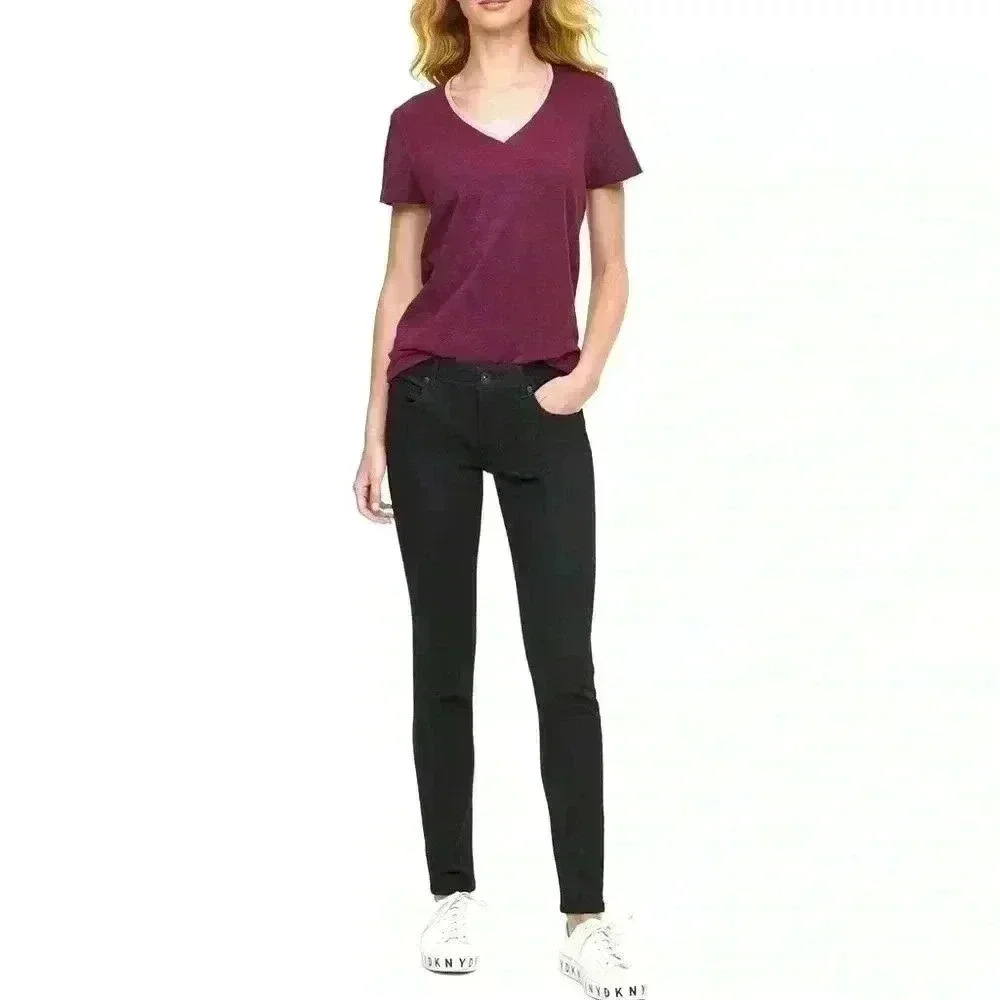BNWT DKNY Black Bleeker Shaping Skinny Jeans Size 6
